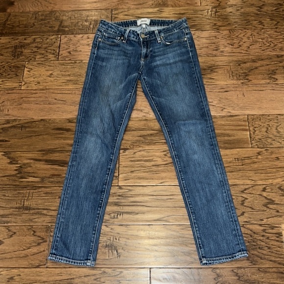 Paige Skyline Ankle Peg Skinny Mid Rise Size 25 - Picture 1 of 16